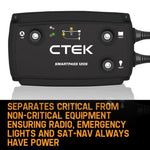 CTEK Smartpass 120S 120A Power Management System for 12V Starter Service Battery V219-CTEK-40-289