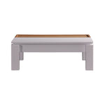 Coffee Table High Gloss Finish Lift Up Top MDF White Ash Colour Interior Storage V43-CT-GND-WA