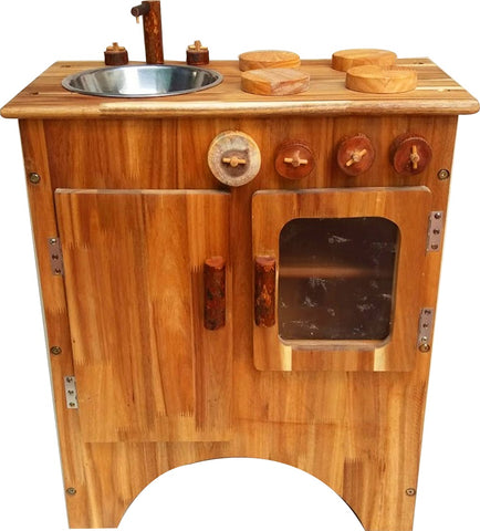 Combo Wooden Stove and Sink V59-867