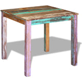 Dining Table Solid Reclaimed Wood 80x82x76 Cm 43_243452