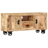 Tv Cabinet Rough Mango Wood 120x30x50 Cm 43_243983