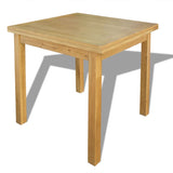 Extendable Table Oak 170x85x75 Cm 43_244417