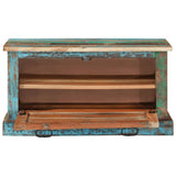 Shoe Storage Bench Solid Reclaimed Wood 43_244832