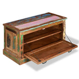Shoe Storage Bench Solid Reclaimed Wood 43_244832