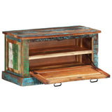 Shoe Storage Bench Solid Reclaimed Wood 43_244832