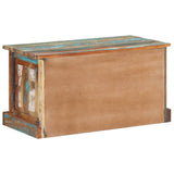 Shoe Storage Bench Solid Reclaimed Wood 43_244832