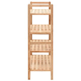 Shoe Rack Solid Walnut Wood 69x26x81 Cm 43_247103