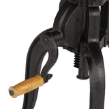 Side Table 45x Cm Solid Reclaimed Wood And Cast Iron 43_247588