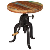 Side Table 45x Cm Solid Reclaimed Wood And Cast Iron 43_247588