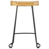 Bar Stools 2 Pcs Solid Wood 43_247837