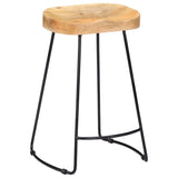 Bar Stools 2 Pcs Solid Wood 43_247837