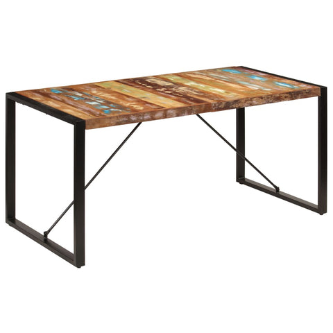 Dining Table 160x80x75 Cm Solid Reclaimed Wood 43_247418