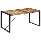 Dining Table 160x80x75 Cm Solid Reclaimed Wood 43_247418