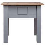 Nightstand Grey 50.5x50.5x52.5 Cm Pine Panama Range 43_282674