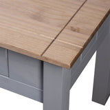 Nightstand Grey 50.5x50.5x52.5 Cm Pine Panama Range 43_282674