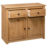 Sideboard 93x40x80 Cm Solid Pinewood 43_282697