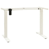 Electric Motorised Standing Desk Frame Height Adjustable White 43_321716