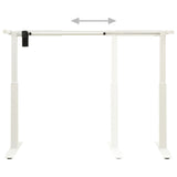 Electric Motorised Standing Desk Frame Height Adjustable White 43_321716