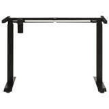 Electric Motorised Standing Desk Frame Height Adjustable Black 43_321717