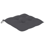 Chair Cushions 6 Pcs Anthracite 40x40x7 Cm Fabric 43_314862