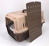 YES4PETS Medium Dog Cat Crate Pet Rabbit Carrier Airline Cage With Bowl & Tray-Brown V278-AA2-BROWN