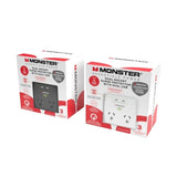 Monster 2-Port+USB Surge Black DS-MTFPDSU700B