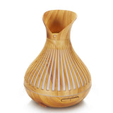 Essential Oil Aroma Diffuser and Remote - 500ml Tulip Top Wood Mist Humidifier V238-SUPDZ-39913496838224