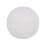 Little Gem Round Linen Cotton Baby Play Mat Silver 130cm Diameter V442-HIN-MISC-BABYPLAYMAT-SILVER-RD