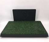 YES4PETS XL Indoor Dog Puppy Toilet Grass Potty Training Mat Loo Pad pad with 1 grass V278-KLW-051-POTTY-WALL-1GRASS