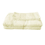 Pack of 4 - Egyptian Cotton Extra Large Bath Sheets and Face Washers set Rich Cream V442-GXY-TOWEL-EGYPTIAN4BATHSHEETFW-CREAM-RE