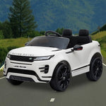 Land Rover Licensed Kids Electric Ride On Car Remote Control - White CAR-LRV-WH