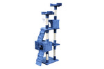 YES4PETS 170cm Cat Scratching Post Tree Post House Tower with Ladder Furniture Blue V278-CT170-BLUE