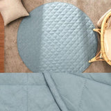 Little Gem Round Linen Cotton Baby Play Mat Capri 130cm Diameter V442-HIN-MISC-BABYPLAYMAT-CAPRI-RD