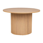 Luxe Ribbed Round Coffee Table Wooden V264-TAB-723C-NTR-NA-1