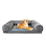 PaWz Pet Bed Sofa Dog Beds Bedding Soft M Grey Medium PT1027-M-GY