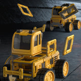 DanBaoLe Magnetic Truck DIY Assembly Eneineering Vehicle with Music Lights Christmas Gift V255-TRUCK_U511