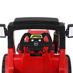 Rigo Kids Electric Ride On Car Street Sweeper Truck Toy Cars Remote 12V Red RCAR-SWEEPER-RD