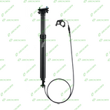 ZOOM MTB Adjustable seatpost Internal Cable 30.9 Diameter 125mm Travel Adjustable Height via Thumb V382-ZOOMINT309125MM
