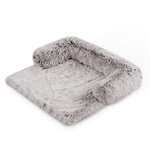 Pet Sofa Bed Dog Calming Sofa Cover Protector Cushion Plush Mat M V360-PTPC0003-GC-M