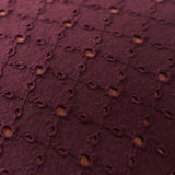 Bedding House Chelsy Plum Square Filled Cushion 40cm x 40cm V442-HIN-CUSHION-CHELSY-PURPLE-SQ