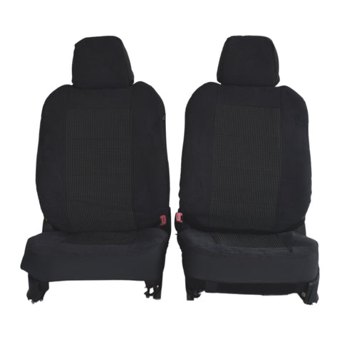 Prestige Jacquard Seat Covers - For Mitsubishi Triton Single Cab V121-TMDTRITS06PRESBLK