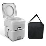 Weisshorn 20L Portable Camping Toilet Outdoor Flush Potty Boating With Bag CAMP-TOILET-20L-T-FC
