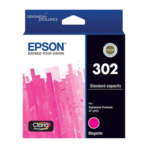 EPSON 302 Magenta Ink Cartridge V177-D-E302M