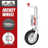 Jockey Wheel 10" Inch Swing Up Rubber Wheel 1000kg Caravan Boat Trailer V201-TON0010SI8AU