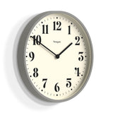 Newgate Number Two Wall Clock Matte Posh Grey V398-NGNUMTWO240PGY