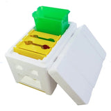 Mini Mating Box Queen Bee Rearing Plastic Styrene Foam Hive Harvest Copulation V238-SUPDZ-32997902418000