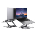 mbeat Stage S12 Rotating Laptop Stand with USB-C Docking Station - Space Grey V186-MB-STD-S12GRY