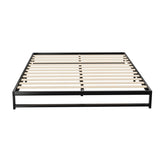 Artiss Bed Frame Double Size Metal BERU MBED-C-BERU-D-BK-AB