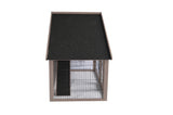 YES4PETS Grey Chicken Coop Rabbit Hutch Ferret Cage Hen Chook House V278-RH393