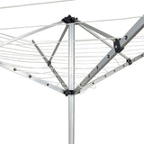 4 Arm Rotary Airer Outdoor Washing Line Clothes Dryer 50m Length V63-836191